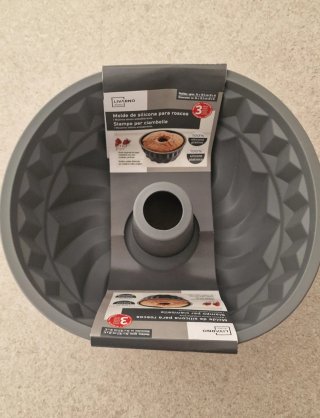 Molde Corona Repostería Silicona Gris