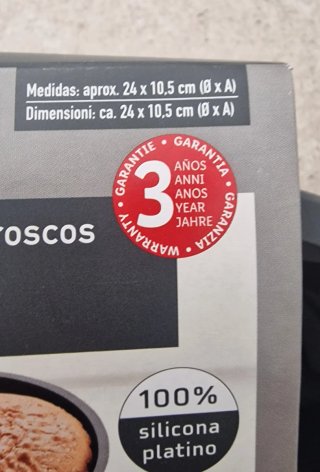 Molde Corona Repostería Silicona Gris