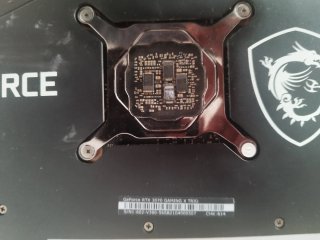 MSI RTX 3070 Trio para reparar
