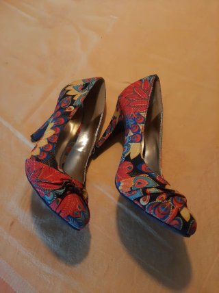 Zapatos tacón Rocket Dog estampado floral T40