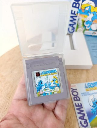Nintendo Gameboy Pitufos completo Schtroumpfs Auto