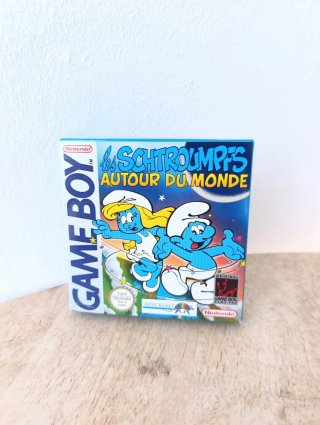 Nintendo Gameboy Pitufos completo Schtroumpfs Auto