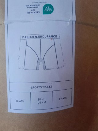 Calzoncillos deportivos negros