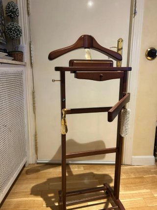 Galán de noche madera con accesorios
