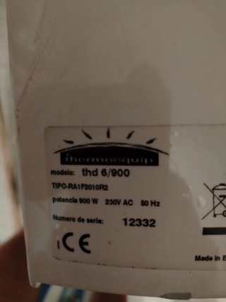 Lote 5 Radiadores Eléctricos THD