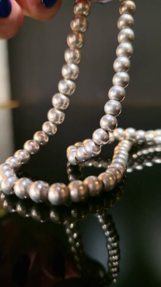 Collar Vintage Ada de Perlas  de Plata 925