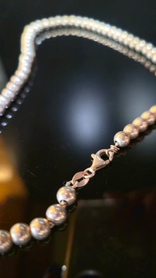 Collar Vintage Ada de Perlas  de Plata 925