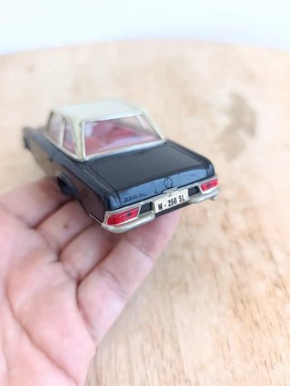 Scalextric Exin Mercedes 250 SL negro capota gris