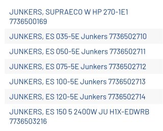 Tarjeta o modulo electrónico Termo JUNKERS, BOSCH