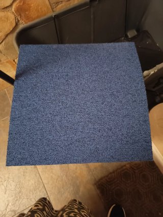 Moqueta 50x50 cm Azul