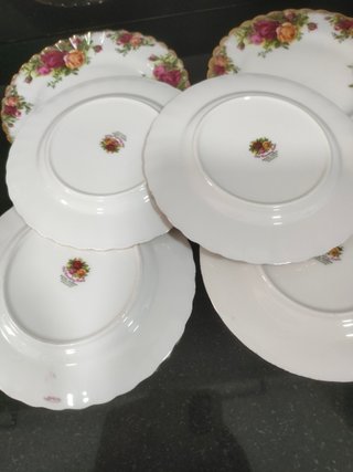 Royal Albert 6 Platos Porcelana 16cm