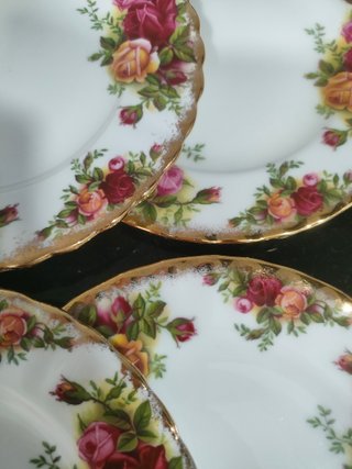 Royal Albert 6 Platos Porcelana 16cm