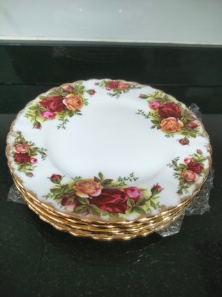 Royal Albert 6 Platos Porcelana 16cm