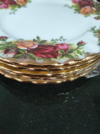 Royal Albert 6 Platos Porcelana 16cm