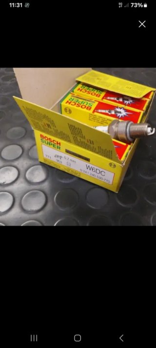 Caja 10 Bujías Bosch Super W6DC