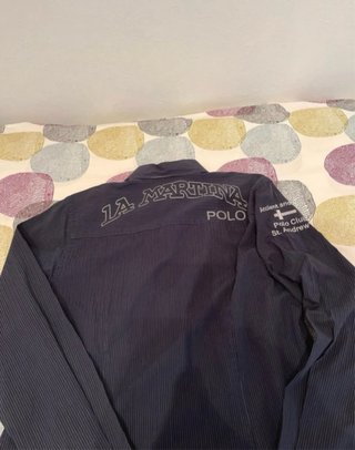 Camisa La Martina Azul Rayas