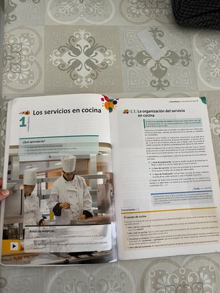 Pack de tres libros 1r Grado Medio Cocina y Gastro