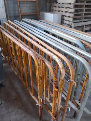 Vallas de obra metálicas