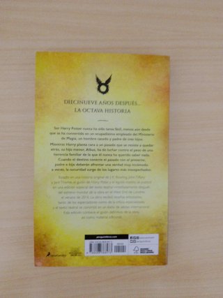 Libro Harry Potter y el legado maldito parte 1 y 2