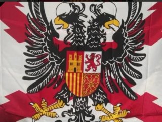Bandera Imperio Español Águila Bicéfala