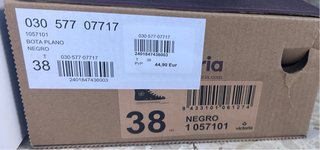 Zapatillas Victoria Negras Talla 38