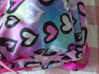 Zaino con astuccio a cuori marca Seven