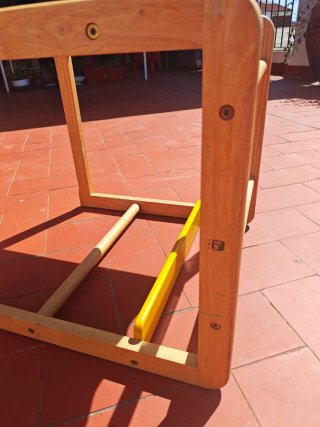 Pupitre infantil Montessori azul