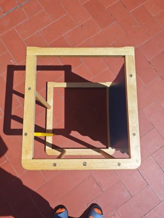 Pupitre infantil Montessori azul