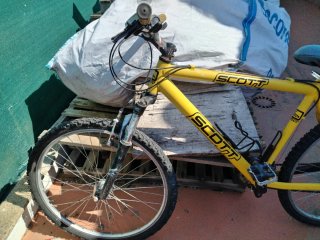 Bicicleta Scott Amarilla