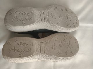 Sandalias Laura Azaña Mujer Talla 38 Azul