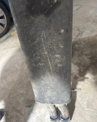 Tubo de escape trasero para Seat Ibiza 6L FR