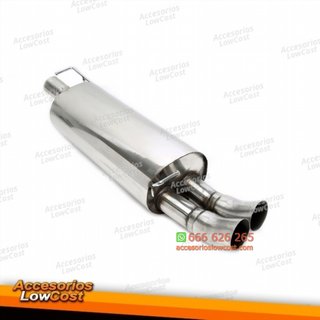 Silenciador trasero TA Technix 2x76mm DTM fabrica
