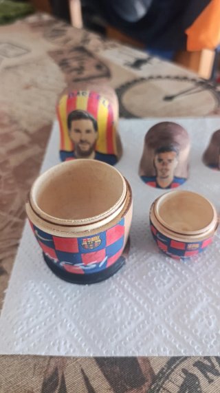 Juego 5  Matrioskas FC Barcelona