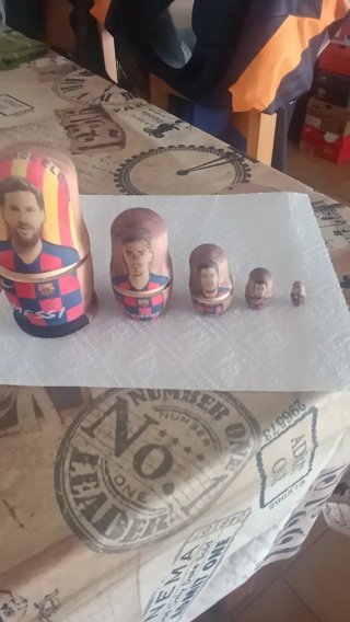 Juego 5  Matrioskas FC Barcelona