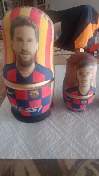 Juego 5  Matrioskas FC Barcelona