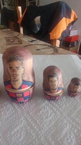 Juego 5  Matrioskas FC Barcelona