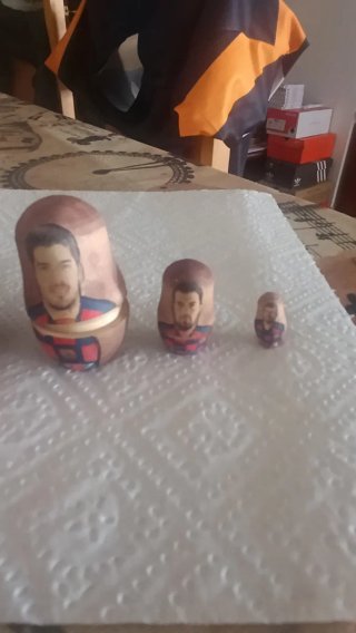 Juego 5  Matrioskas FC Barcelona