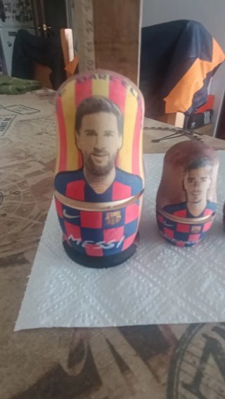 Juego 5  Matrioskas FC Barcelona