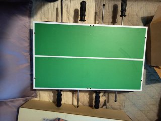 Futbolín de mesa 3 en 1