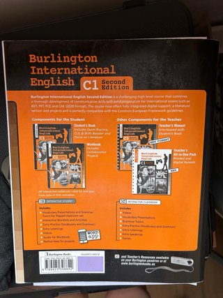 Pack de libros de ingles burlington nivel C1.