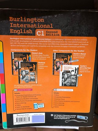 Pack de libros de ingles burlington nivel C1.