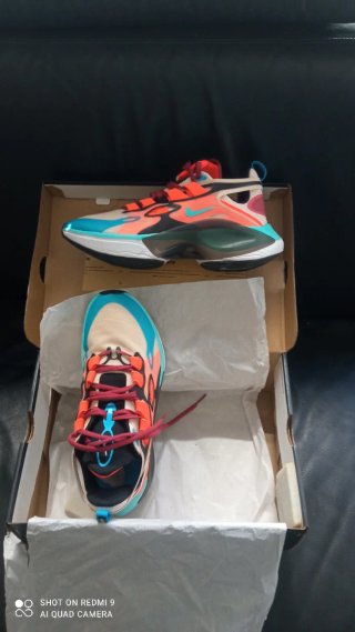Zapatillas Nike D/MS/X Talla 41 Naranja y Turquesa