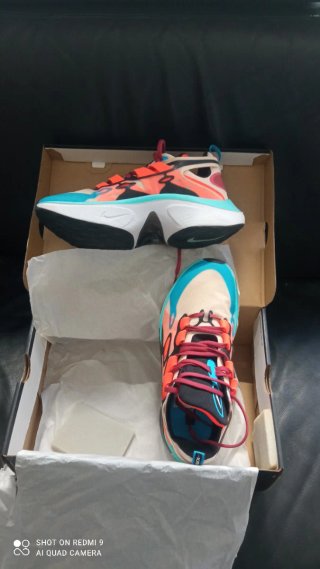 Zapatillas Nike D/MS/X Talla 41 Naranja y Turquesa