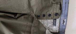 Pantalón corto hombre verde militar talla w32