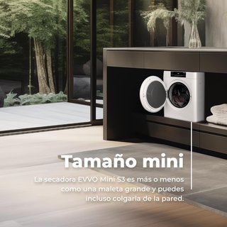 Secadora Portátil 3kg Sensor Humedad