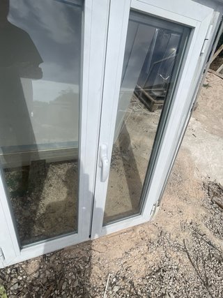 Ventana aluminio 2 en 1