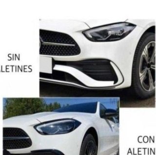 Aletines Flaps de paragolpes delantero Mercedes Cl