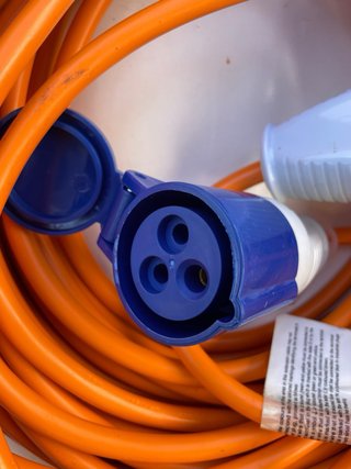 Cable Extensión Eléctrica Naranja 16A