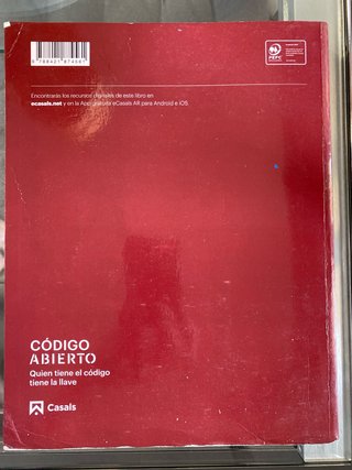 Libro de texto Química 2 Bachillerato. Casals