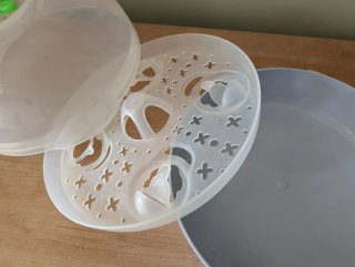 Esterilizador microondas biberones